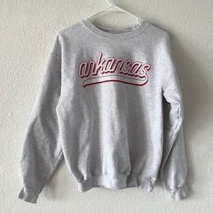Houndstooth | Women’s Arkansas Crewneck Sweatshirt | Size Small